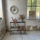Plant holder florist metal staircase