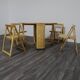 Set Tavolo E Sedie Richiudibile Design Scandinavo Anni 80 Modernariato