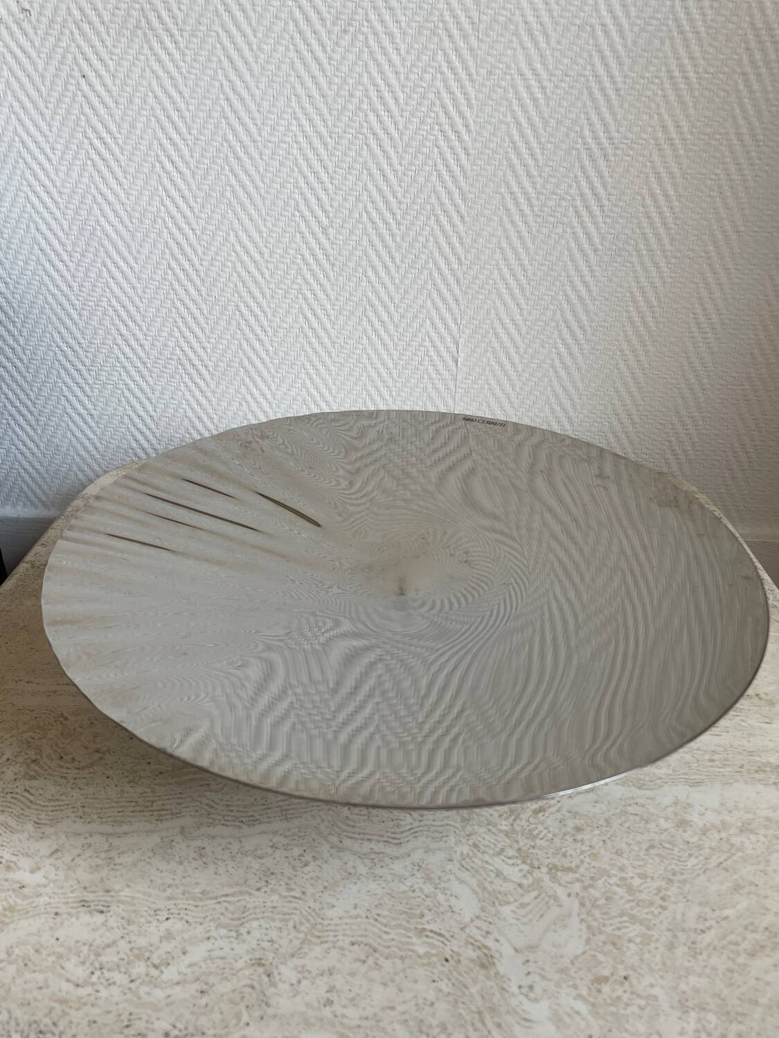 Centre de table minimaliste 1990 Nino Cerruti