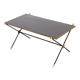 coffee table in metal, brass and glass, 1970