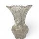 Small Bohemian crystal vase, cut around 1950