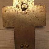Cross enameled on onyx