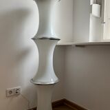 BAMBOO FLOOR LAMP IN MURANO GLASS, ENRICO TRONCONI VISTOSI- 1970s