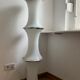 BAMBOO FLOOR LAMP IN MURANO GLASS, ENRICO TRONCONI VISTOSI- 1970s