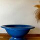 Fruit bowl or salad bowl Geneviève Lethu blue rice grain