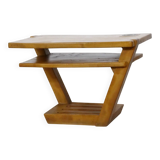 Mid-Century Elmwood Coffee Table in Solid Wood, Germany, 1960s