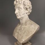 Plaster bust of a man