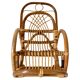 Fauteuils à bascule pour enfants en bambou, style moderne du milieu du siècle, Italie, années 1960