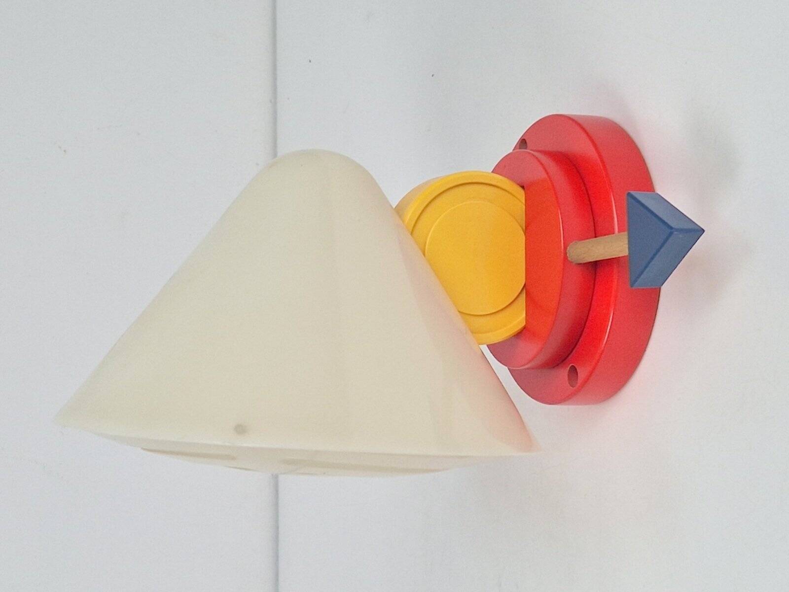 Lampes murales Stoja vintage postmodernes, années 1980, ensemble de 2