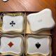 Set cups Limoges decoration card games