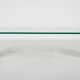 Mid-Century Modern Coffee Table, Glass and Travertine, Italy, 1970S