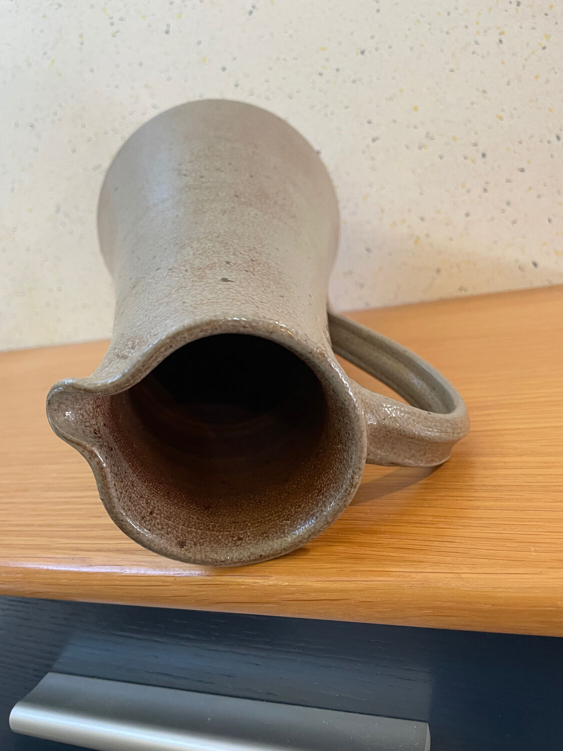 Jug, stoneware carafe, 1950s-60s