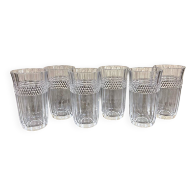 Service 6 verres en cristal d’Arques