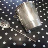 Champagne ice bucket and spoon