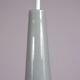 Alessandro Pianon hanging lamp in grey glass for Vistosi, Italy 1960