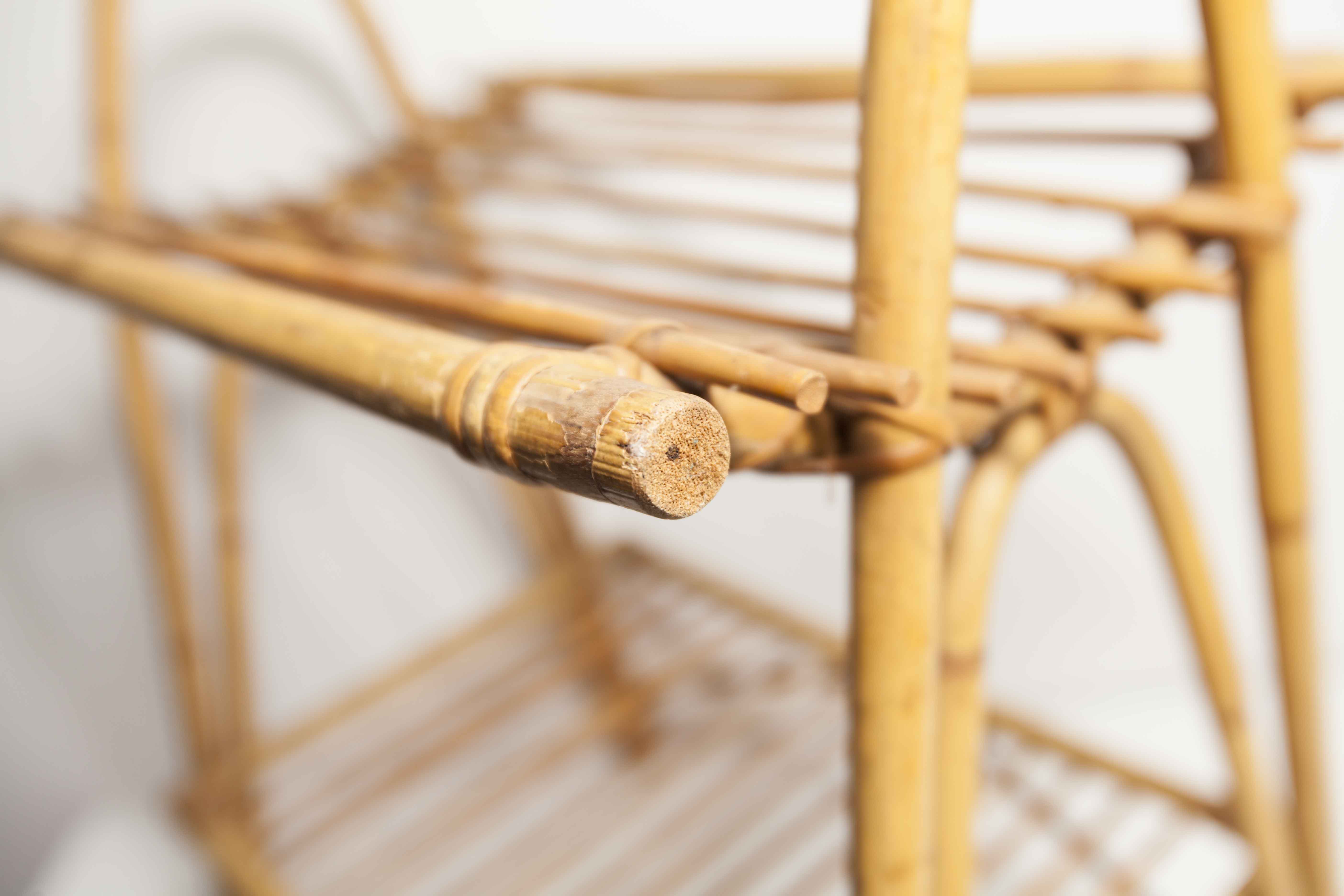 Bamboo magazine holder 1960