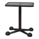 Vintage 1970s side table trolley in black metal and glass by allegri parma