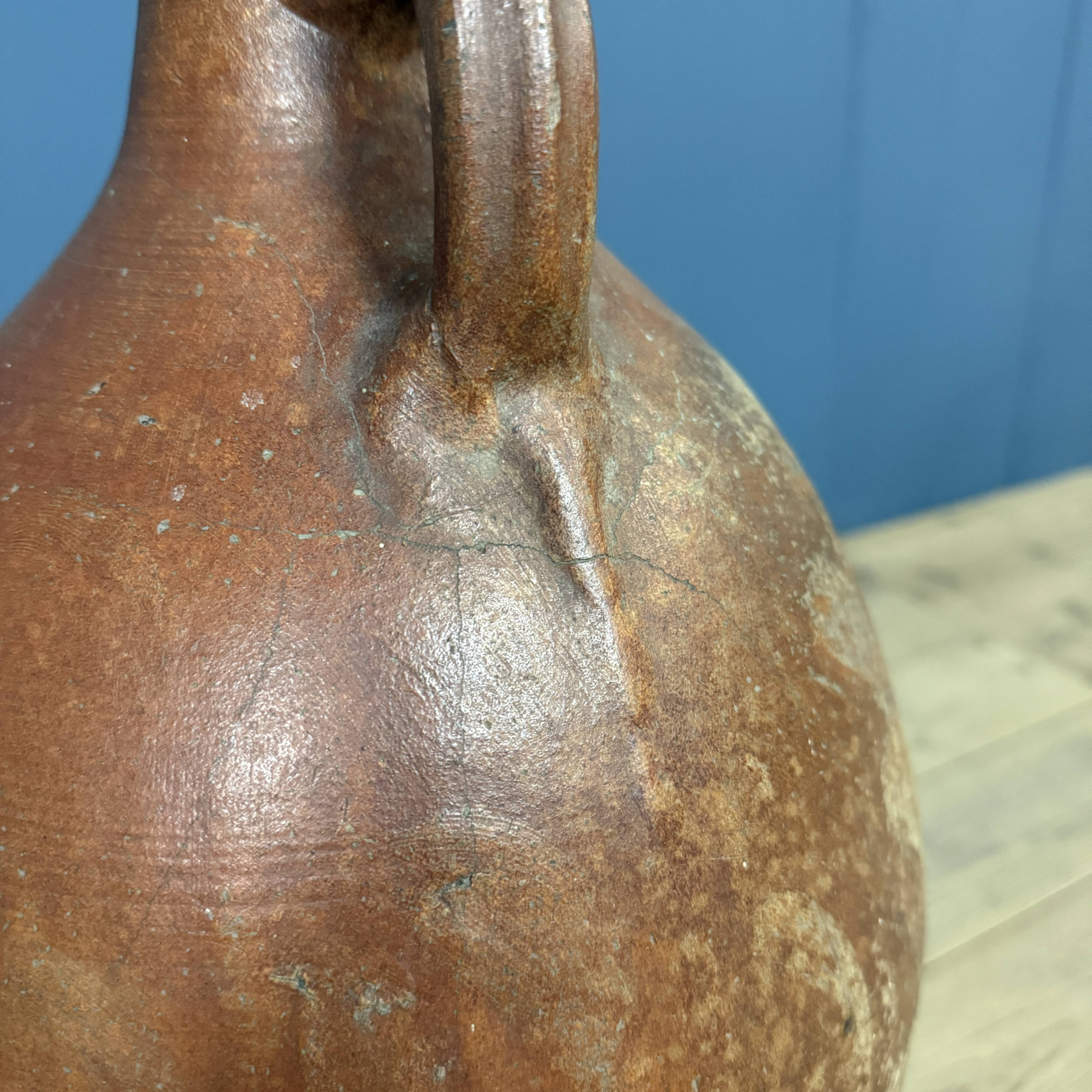 Large size earthenware beardman jug