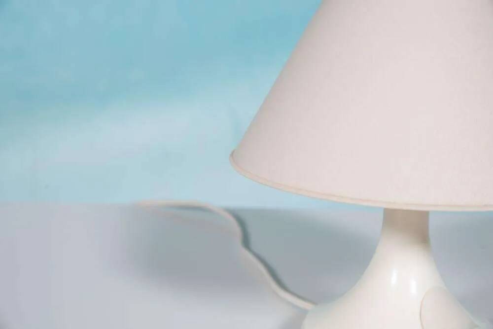 Space Age table lamp from the 60s/70s, vintage ambient lamp.