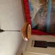 Vintage brown plastic ceiling light with spiral suspension, 1960s, Czech Republic.