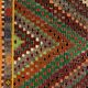 Large Vintage Turkish Kilim Rug 330x193 cm Wool Jajim Kelim