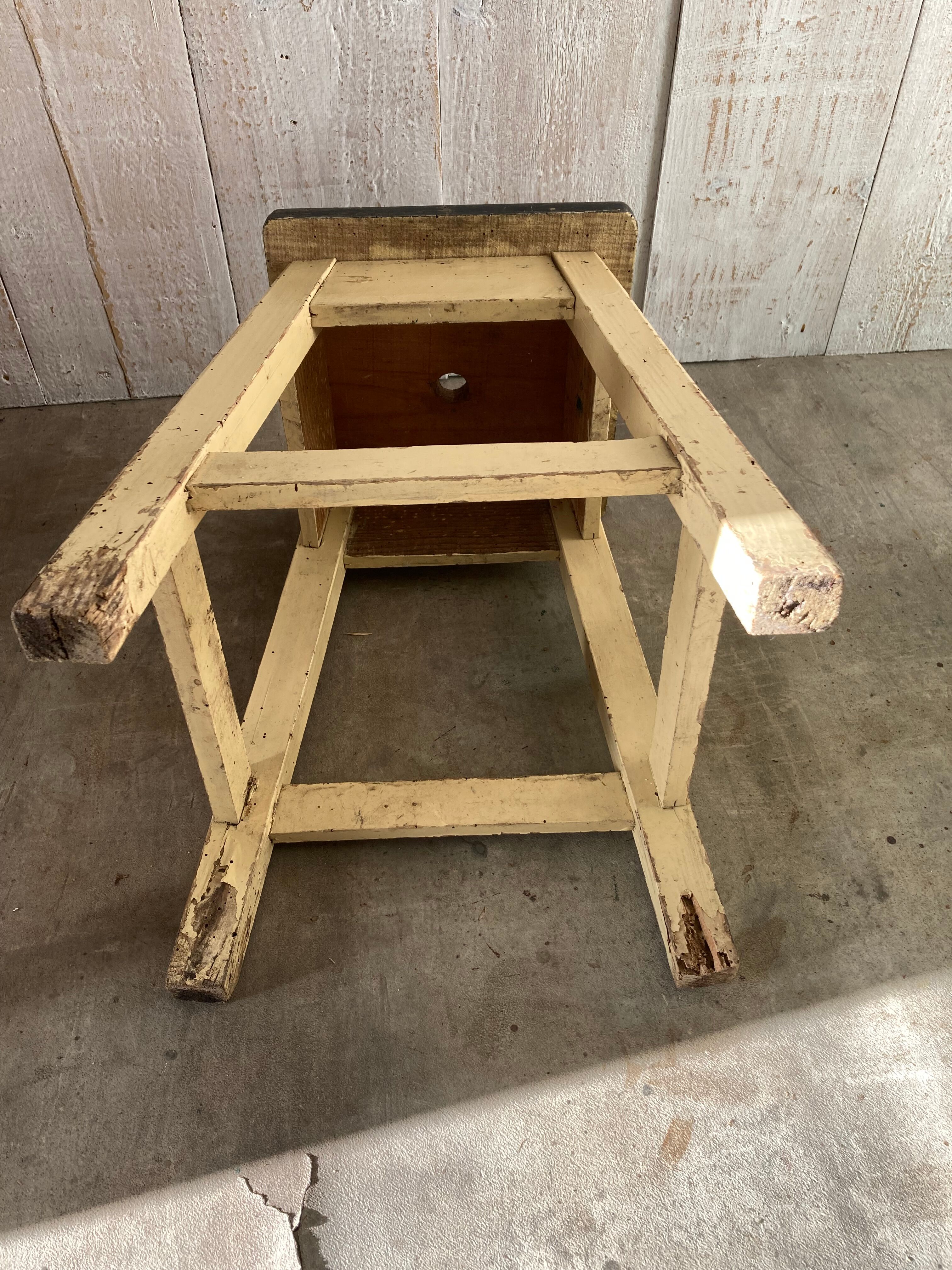 Pair of farm stools