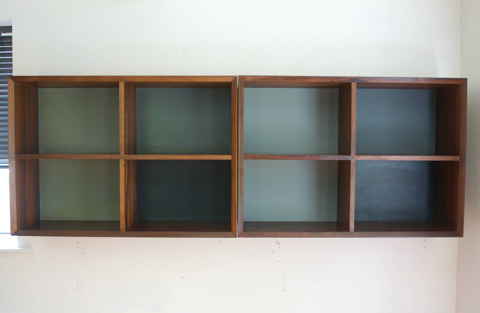 Vintage Danish Rosewood Wall Cabinets by Poul Cadovius, 1969