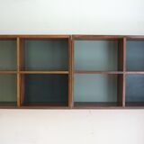 Vintage Danish Rosewood Wall Cabinets by Poul Cadovius, 1969