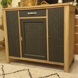 Art deco sideboard in solid oak