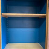 Oak university glass bookcase 1950