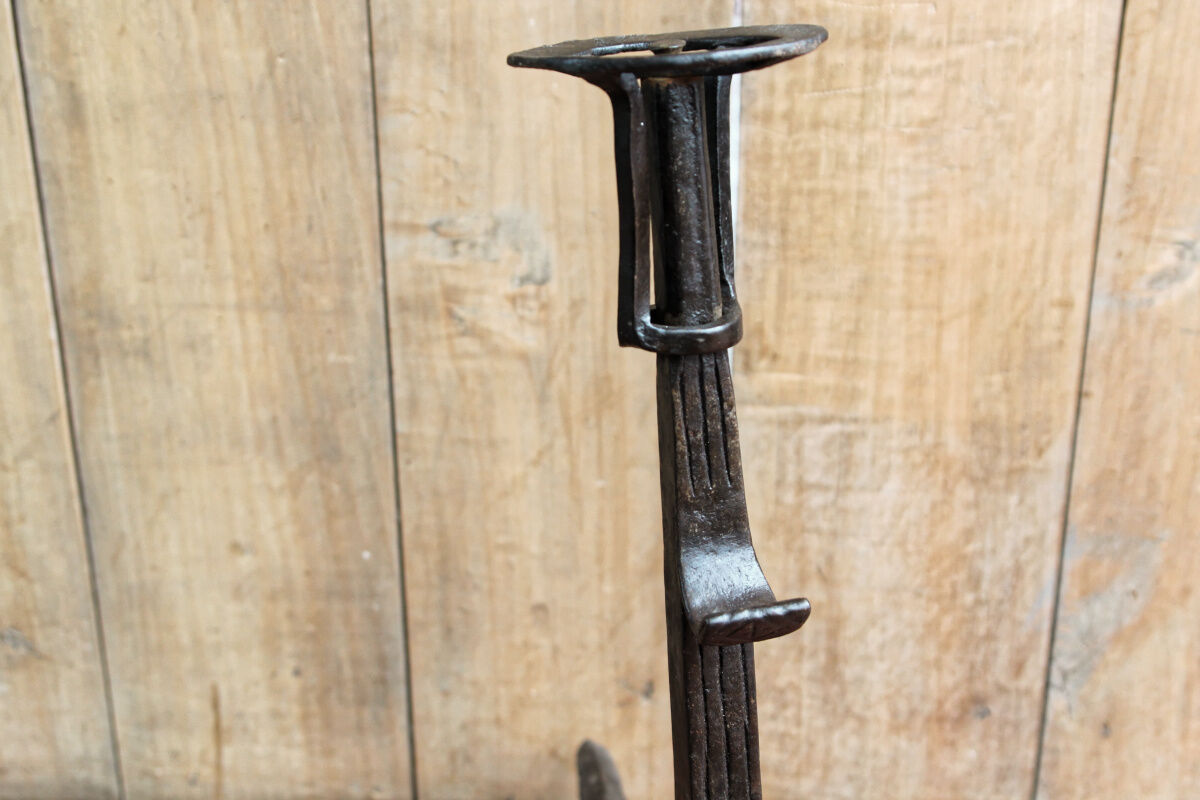 Pair of landiers, seventeenth century