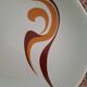 Round serving dish, Italy, 70'