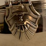 Christofle silver metal caviar service