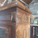 Louis Philippe Period Walnut Library Showcase
