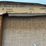 HST painting Denis Reissant "Outskirts of the city" Salon des Indépendants 1975