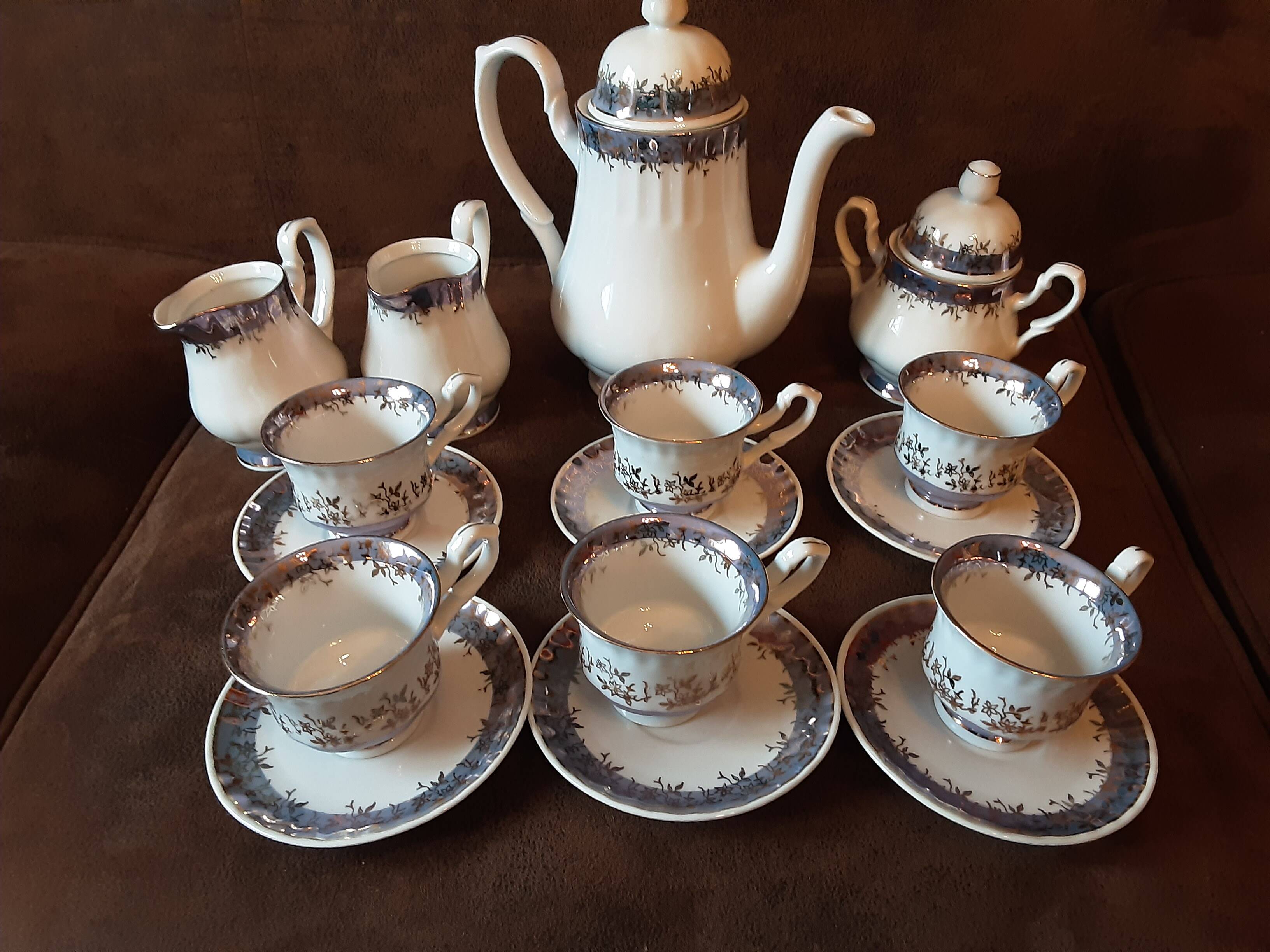 Service à café porcelaine