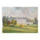Tableau Aquarelle Parc du chateau (anglais ?) par Ronald Pickop