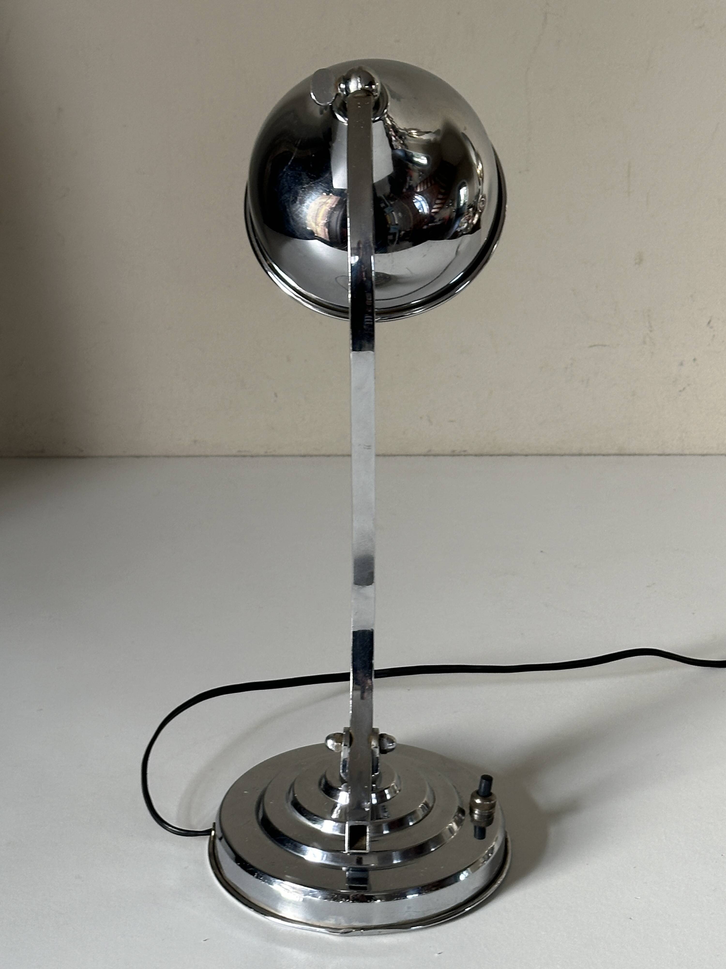 Vintage 50s design swan neck lamp