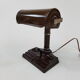 Style in brown bakelite altas appliance brookli banker desk lamp
