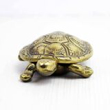 Brass turtle ashtray