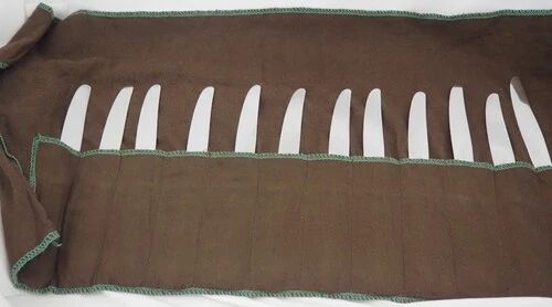Christofle America, Art Deco 12 table knives, silver-plated, excellent condition.