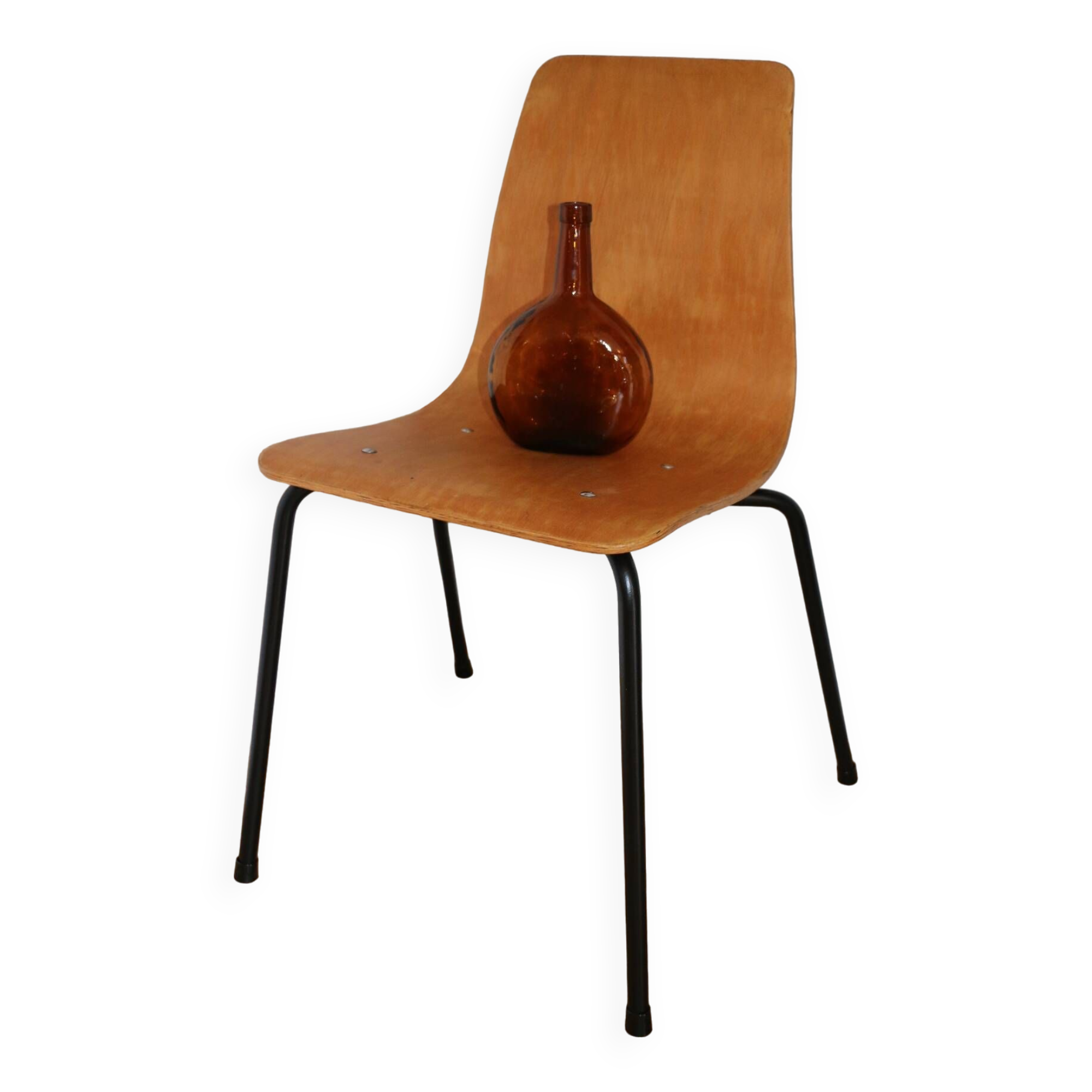 Dame Jeanne marron oblongue 230mm