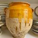 Grease pot, ochre glazed ceramic jar no. 2 - 18th century