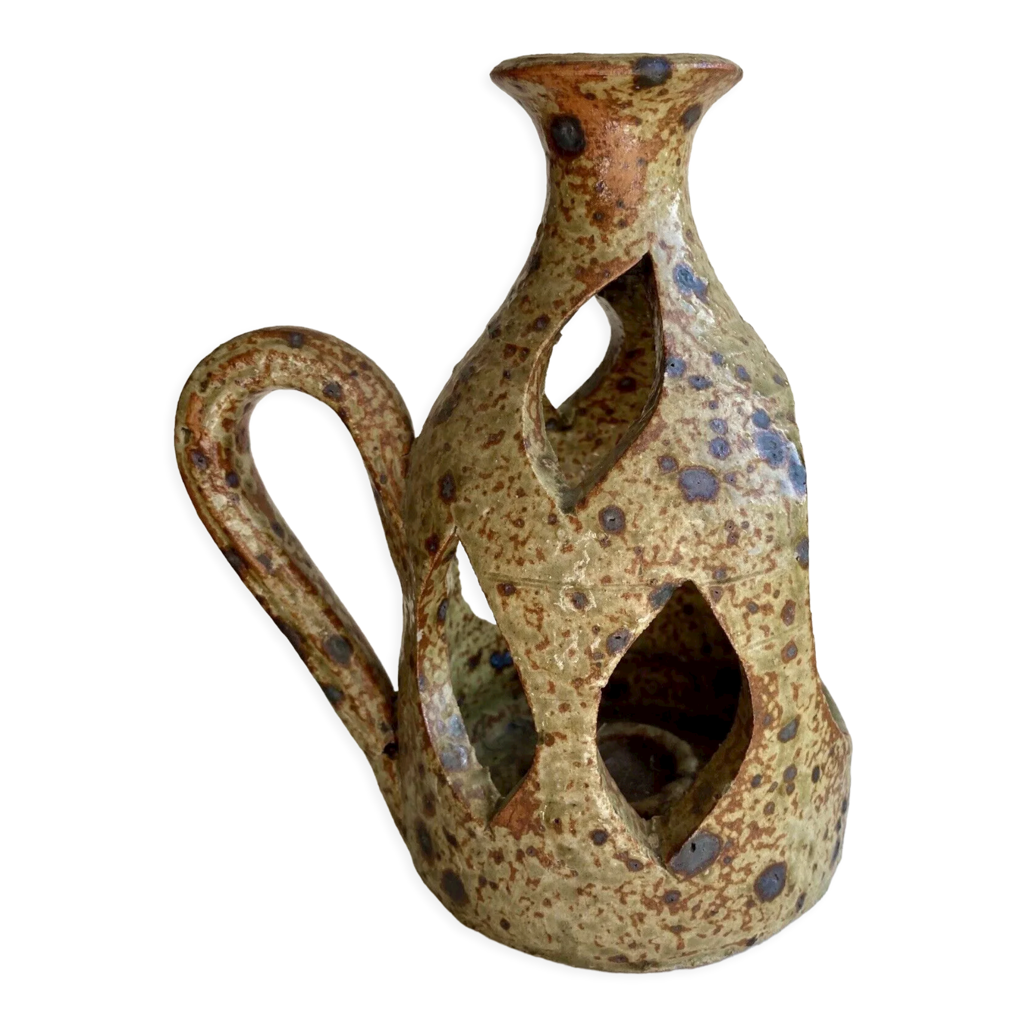 Ceramic candle holder to identify