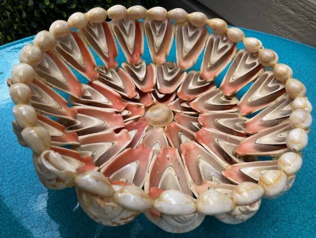 Shell bowl from the 1960s.