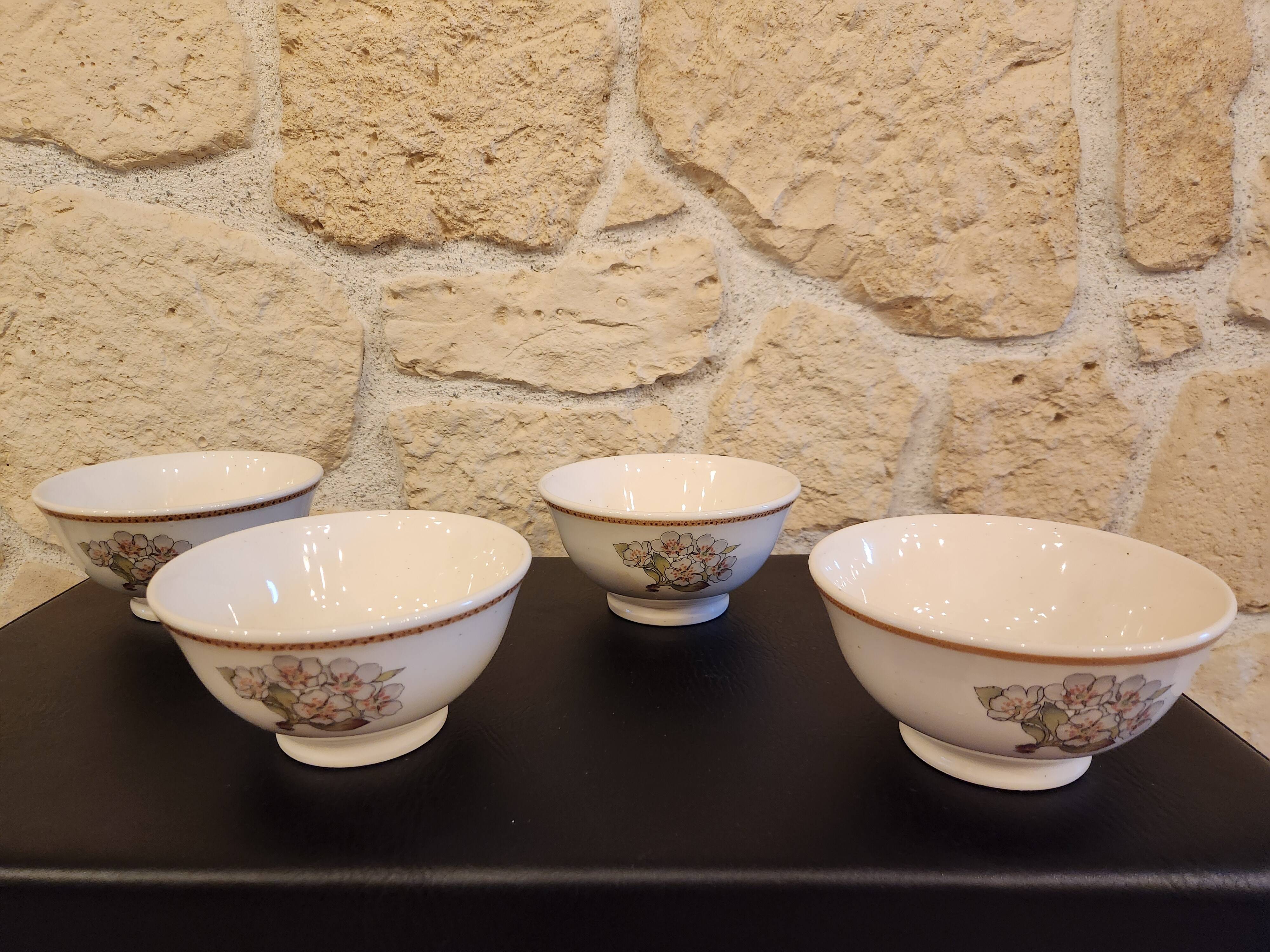 Set of 4 Quadripoguo ceramic bowls from Italy