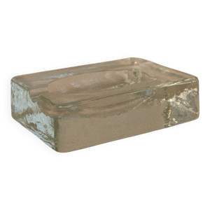 cendrier en verre vintage