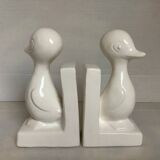 Pair of zoomorphic bookends for children