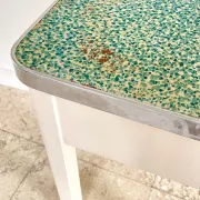 VINTAGE WOOD STOOL CHEST
