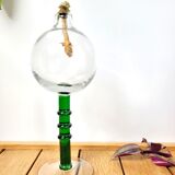 Blown glass oil lamp